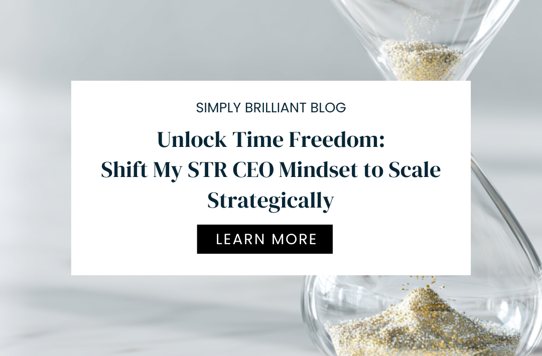 Title of blog with an image of an hour glass