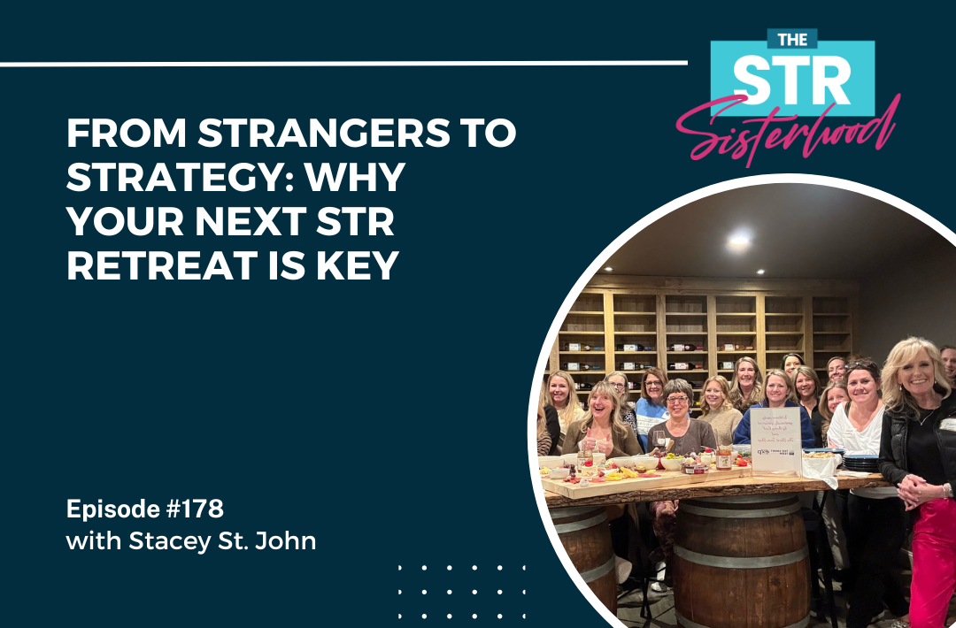 Title of blog with an image of Stacey at a retreat with other ladies