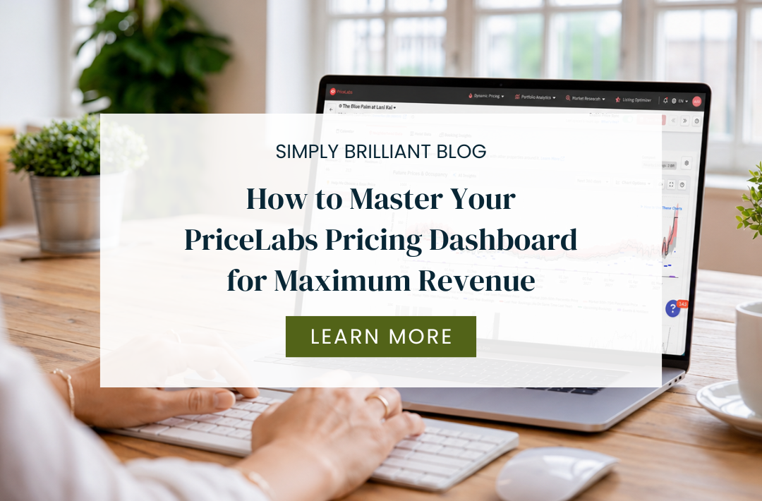 A strategic growth consultant analyzing a pricing dashboard to optimize a short-term rental portfolio.